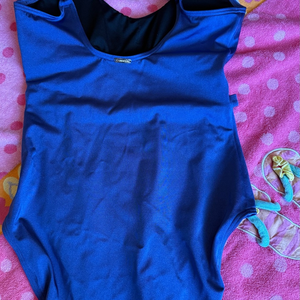 Calvin Klein Blue one piece bathing suit - Picture 3 of 4